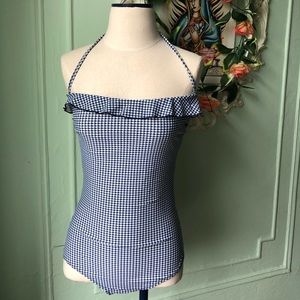 Kling Gingham ruffle swimsuit.